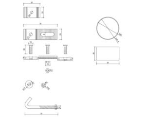 Tilting section connector