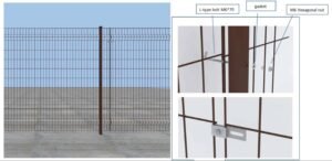 Pillar Pipe And Mesh Connection diagram