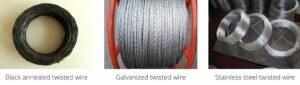 Twisted Wire type Common Twisted Wire types