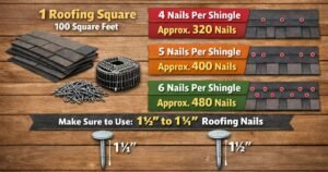 How Many Roofing Nails Per Square